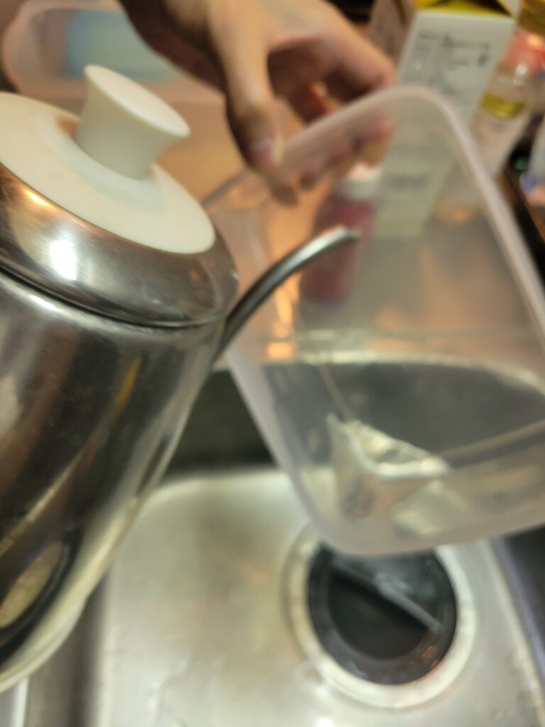 熱湯消毒①