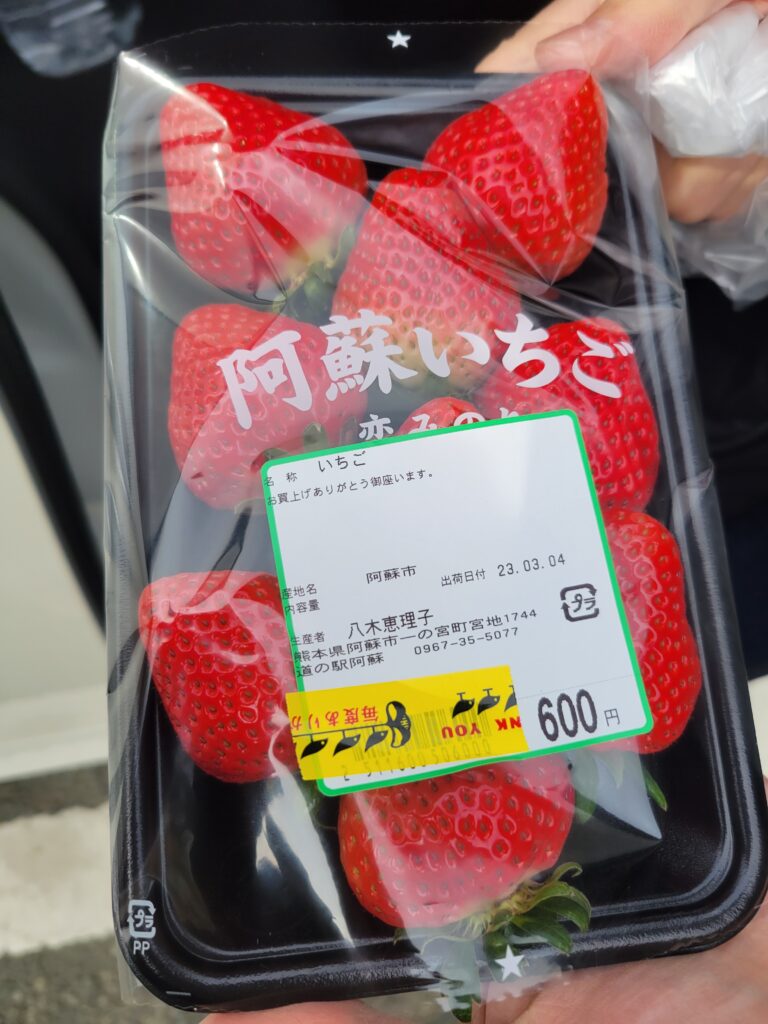 道の駅阿蘇（阿蘇のいちご）